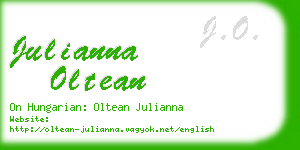 julianna oltean business card